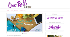 Desktop Screenshot of onerollatatime.com