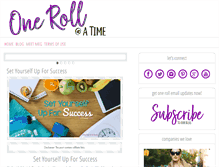 Tablet Screenshot of onerollatatime.com